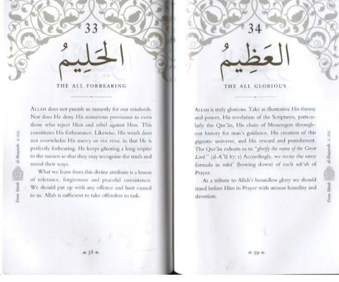 Blessed Names and Attributes of Allah