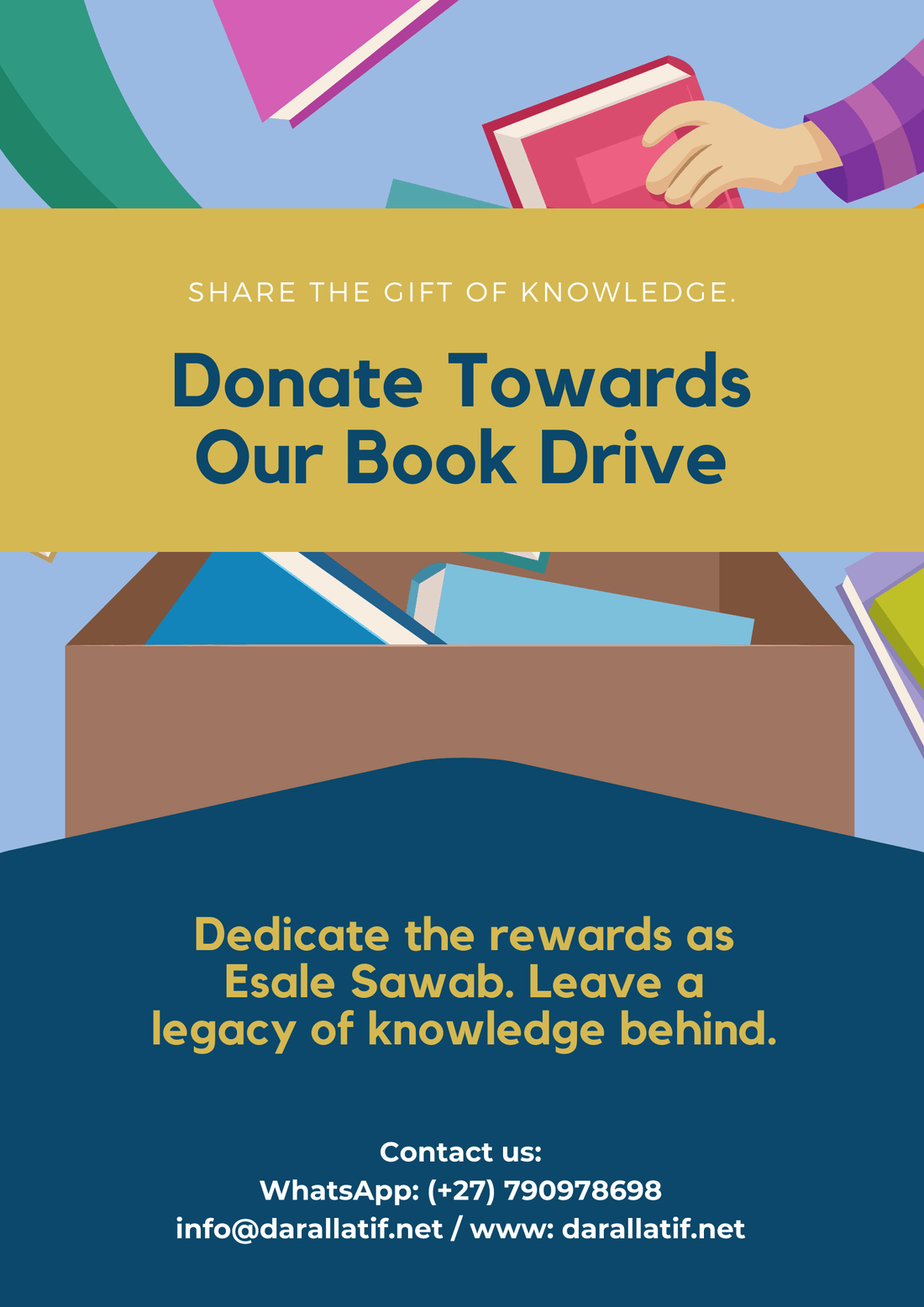 Donate towards the Darul Latif Networks Book Drive - Darul Latif Networks