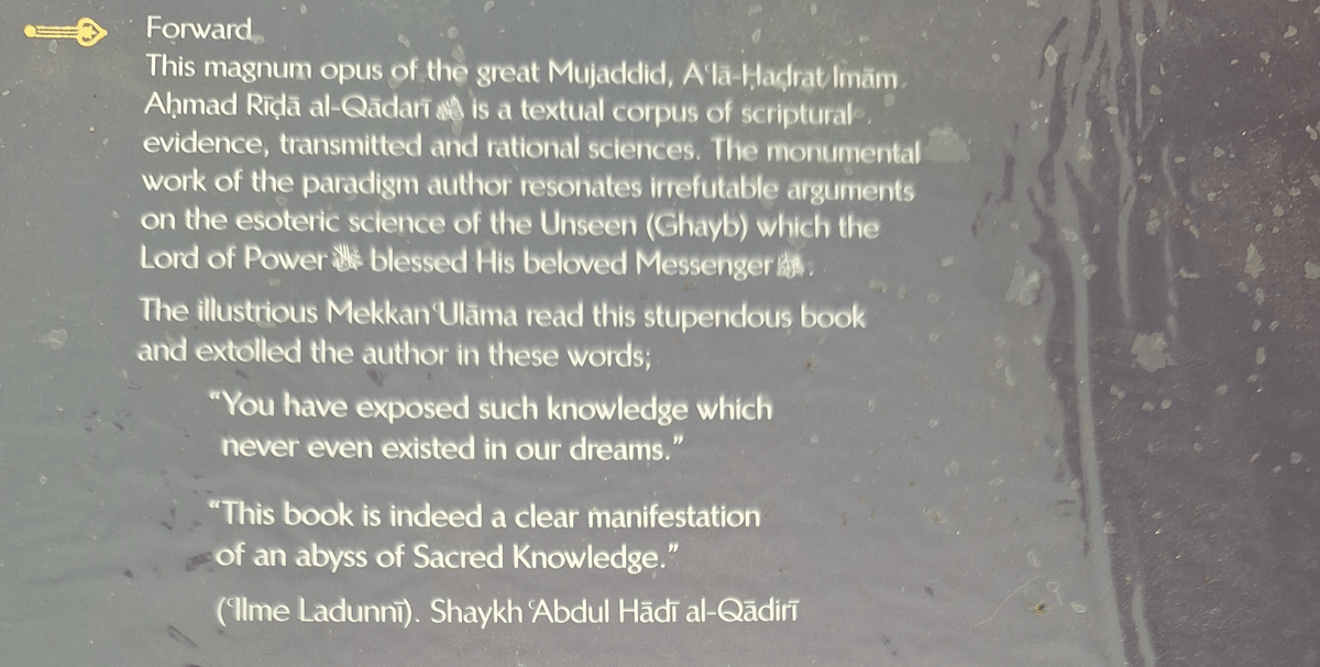 The Mekkan Treasure on the Subject of the Unseen - Darul Latif Networks