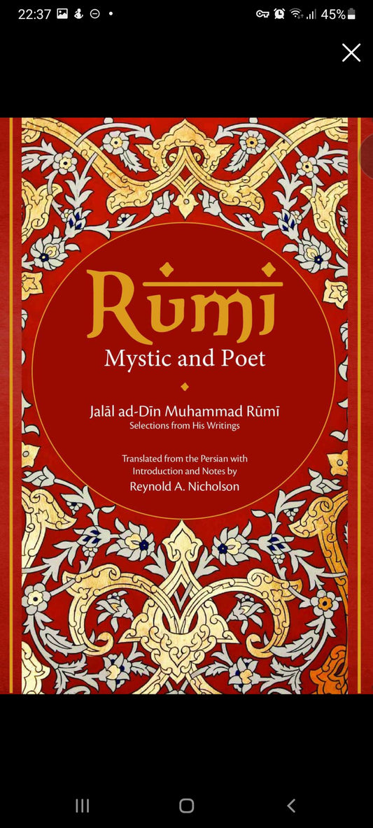 Rumi Mystic and Poet