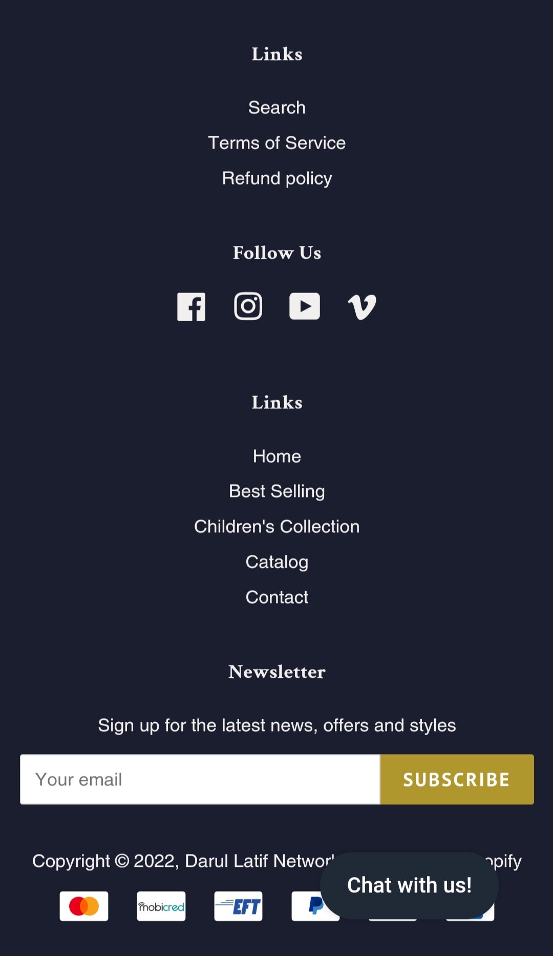 Online Stores